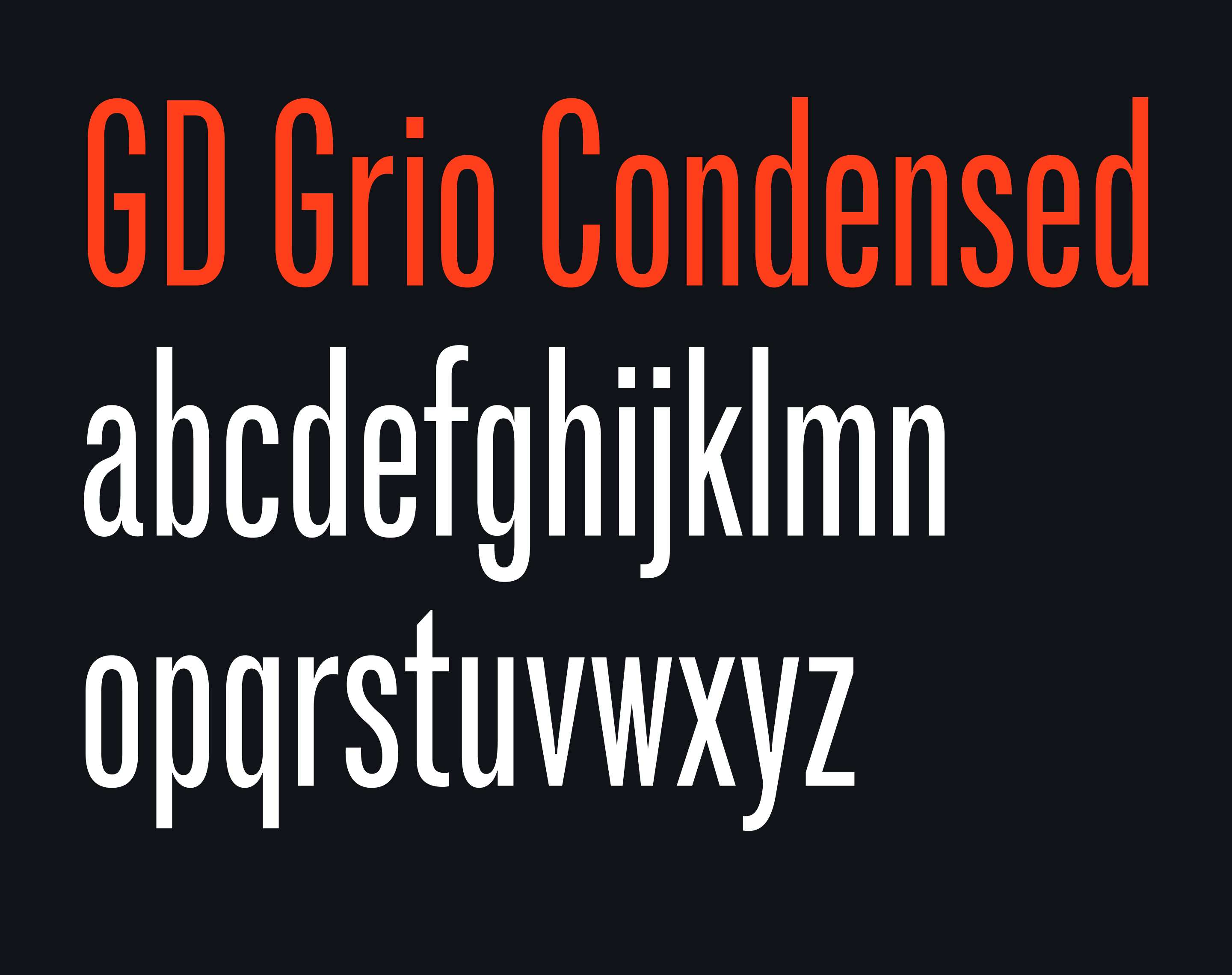 GD Grio Condensed