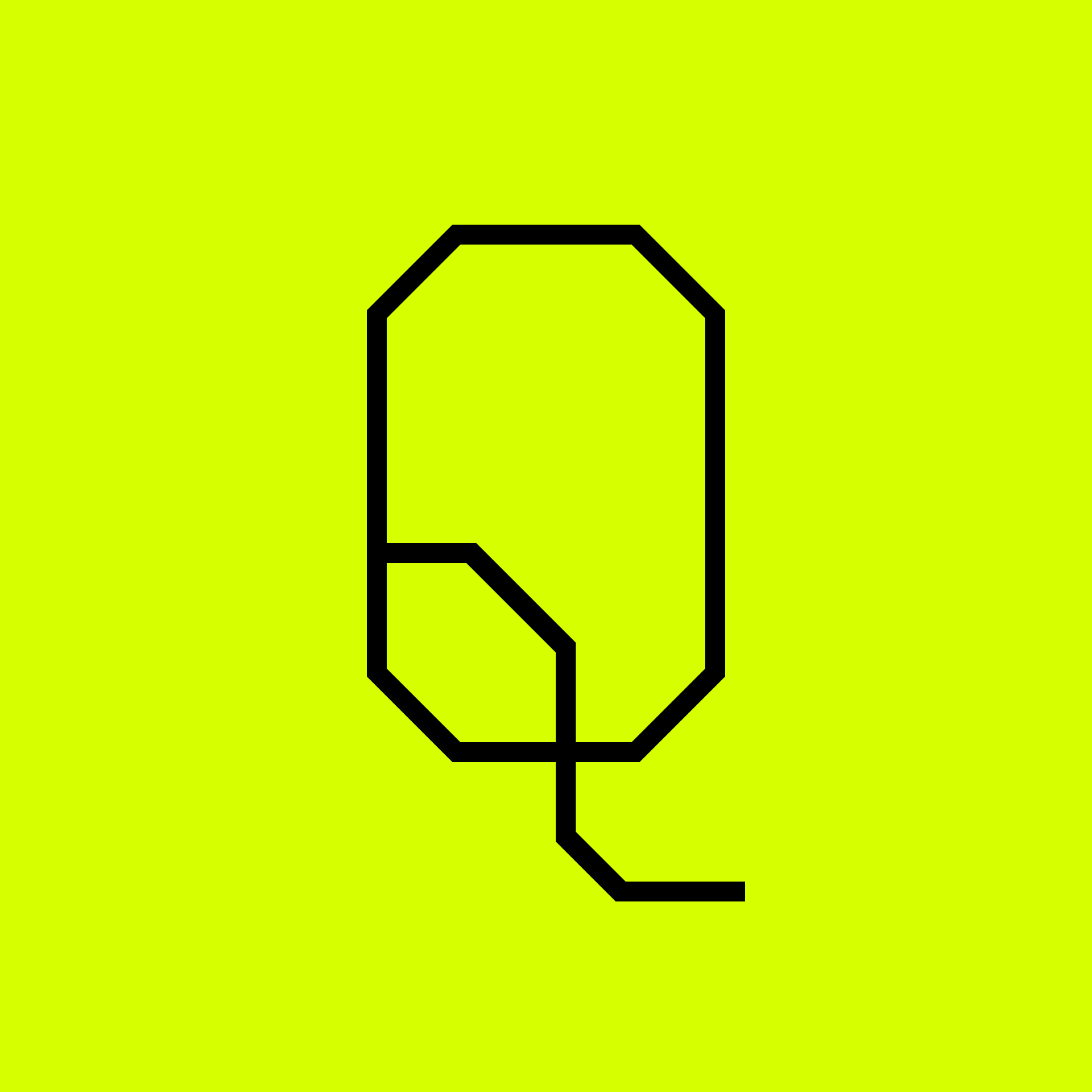 Letter Q from Wise Sans