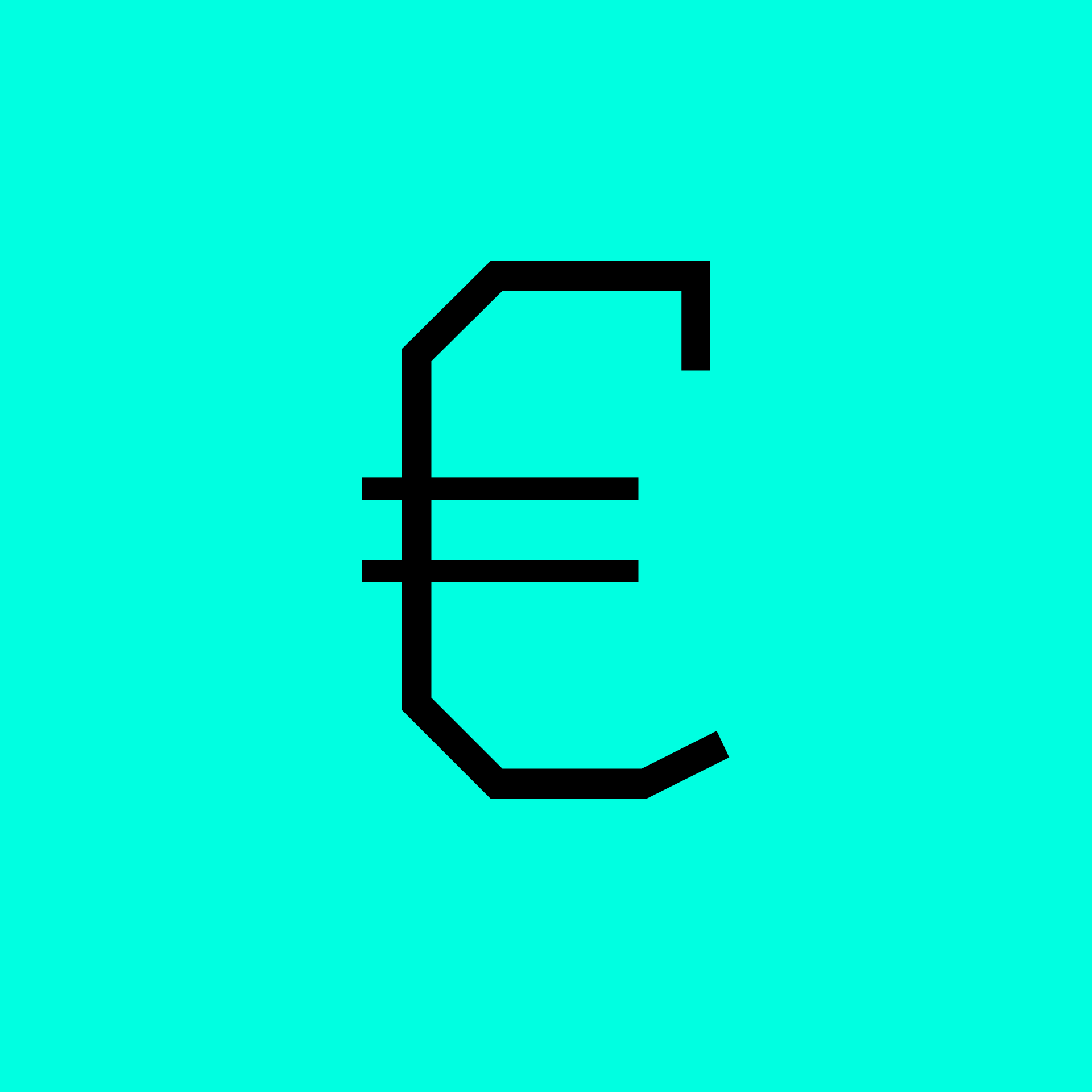 Euro sign from Wise Sans